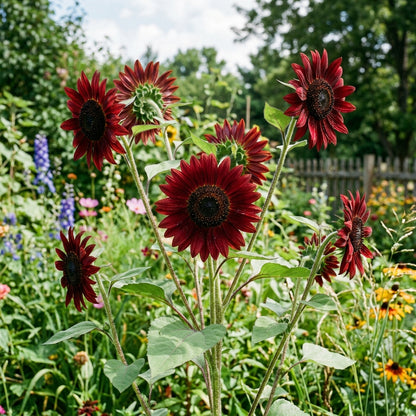 Mahogany Sunflower Seeds For Planting