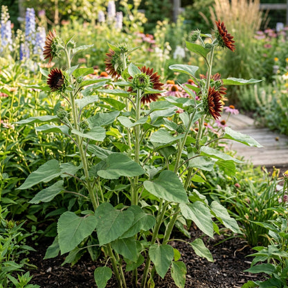 Mahogany Sunflower Seeds For Planting