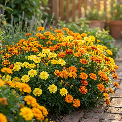 Marigold Dwarf Mixed Seeds – Compact Flower Garden Mix