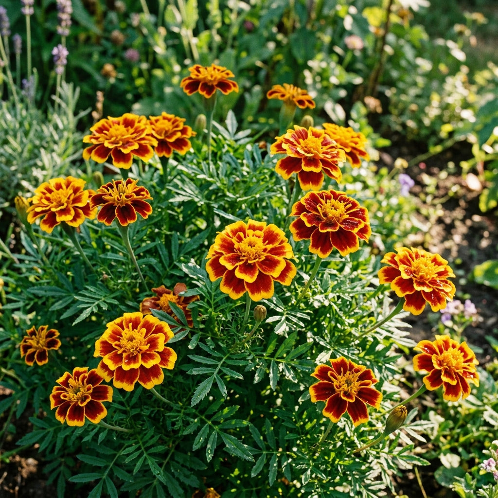 Seednaughty Marietta Marigold Seeds – Decorative Blooms