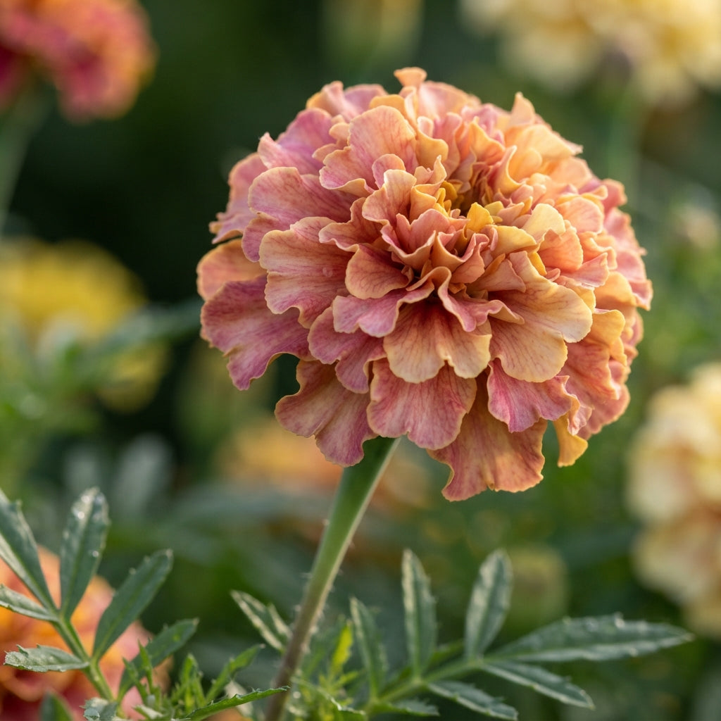 Marigold French Strawberry Blonde Seeds for Planting