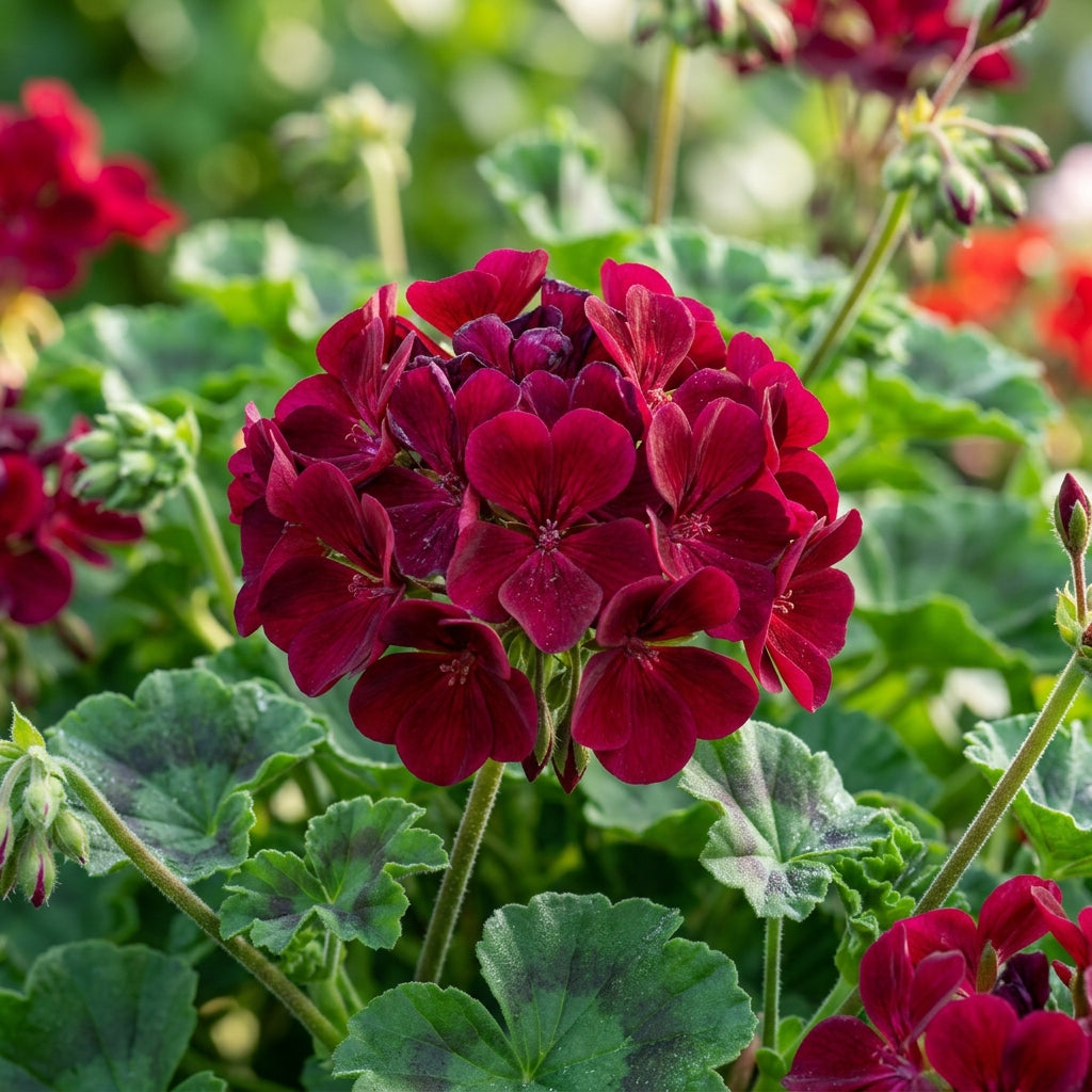 Maroon Geranium Flower Seeds For Planting