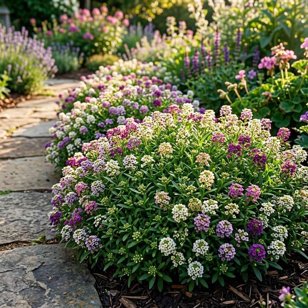 Alyssum Magic Circles Mixed Flower Seeds for Planting