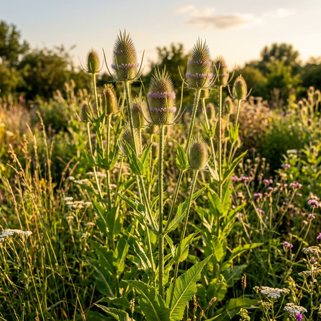 Dipsacus Sativus Teasel Flower Seeds For Planting