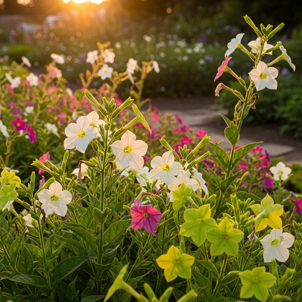 Nicotiana Alata Flower Seeds for Borders & Decorative Gardens