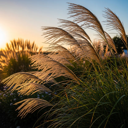 Miscanthus Sinensis Grass Seeds for Landscape Borders