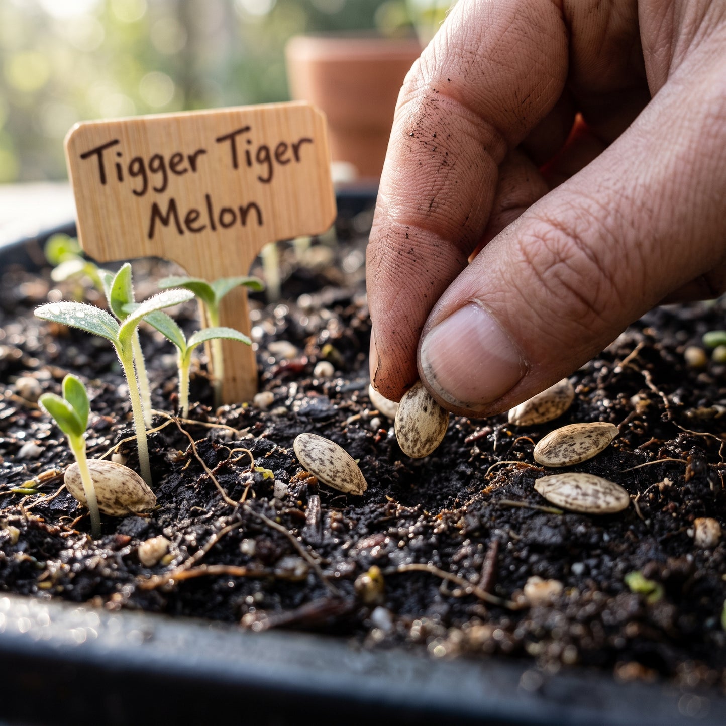 Tigger Tiger Melon Seeds for Planting