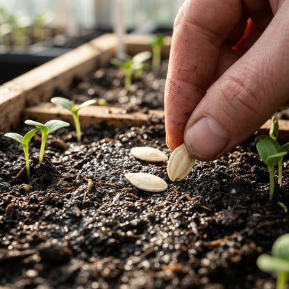 Anne's Pocket Melon (Prescott Fond Blanc) Seeds for Planting