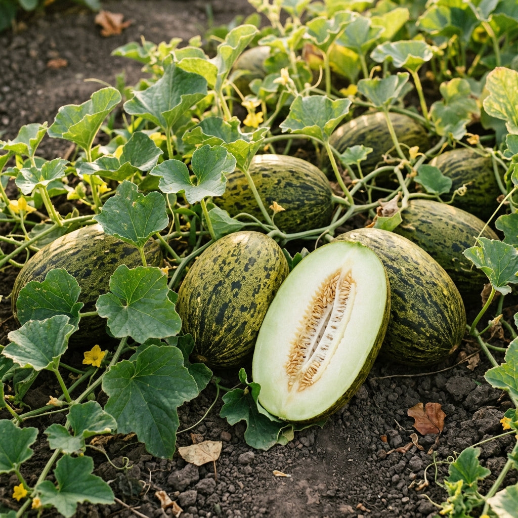Piel de Sapo (Santa Claus) Melon Seeds for Planting