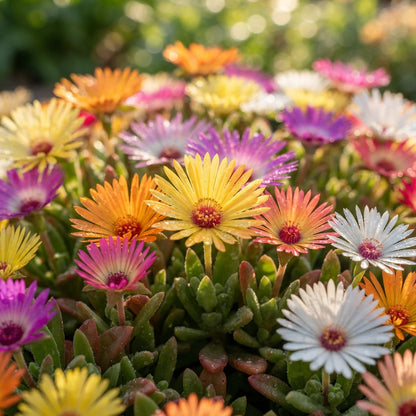 Mesembryanthemum Sunshine Mix Flower Seeds for Planting