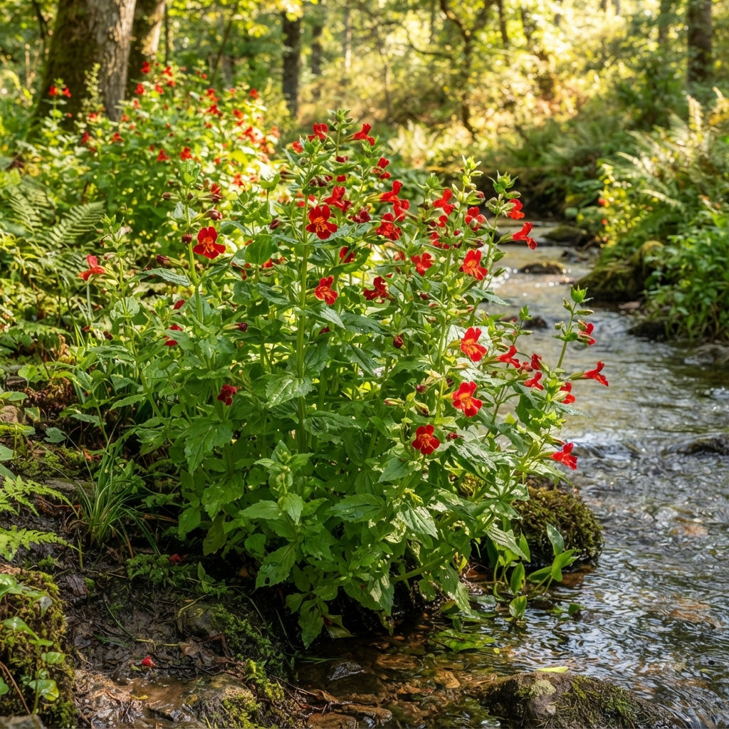 Mimulus Cardinalis Seeds for Garden Planting