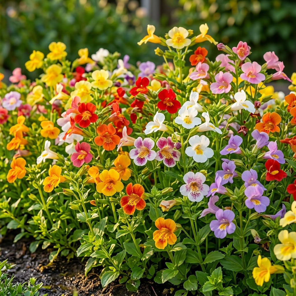 Mixed Mimulus Flower Seeds for Garden and Pots
