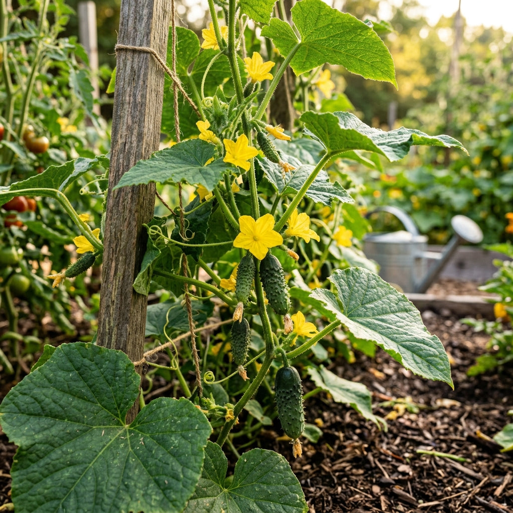 Gherkin Mini Cucumber F1 Seeds – Hybrid Cucumber Seeds for Home Garden