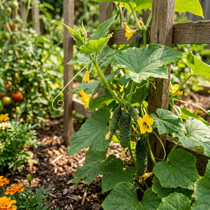 Gherkin Mini Cucumber F1 Seeds – Hybrid Cucumber Seeds for Home Garden