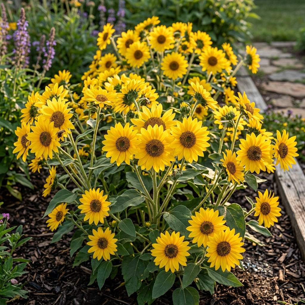Miniature Sunflower Seeds – Compact Golden Blooms