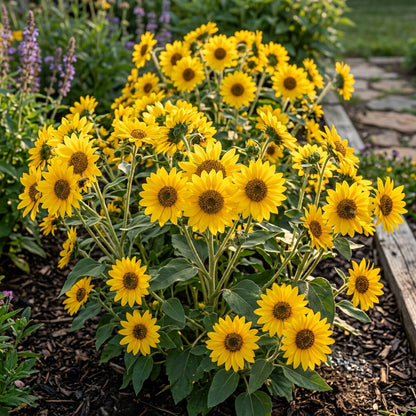 Miniature Sunflower Seeds – Compact Golden Blooms