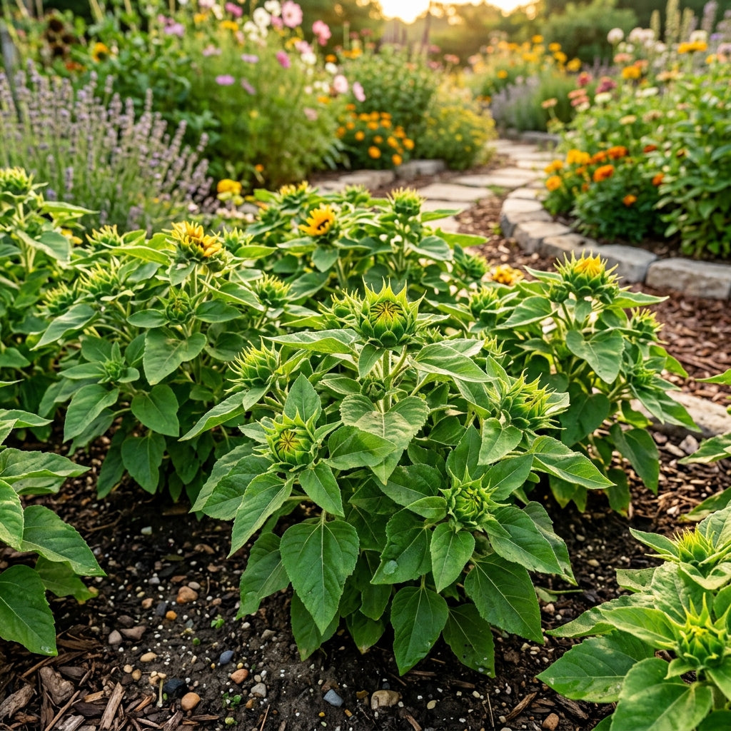 Miniature Sunflower Seeds – Compact Golden Blooms