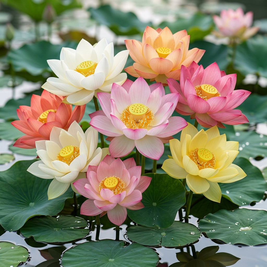 Mixed Bowl Lotus Seeds for Planting