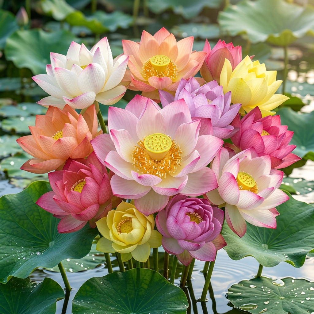 Mixed Bowl Lotus Seeds for Planting