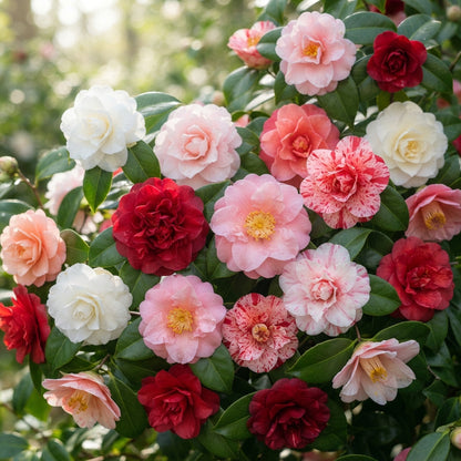 Mixed Camellia Seeds - Camellia Flower Seeds for Garden
