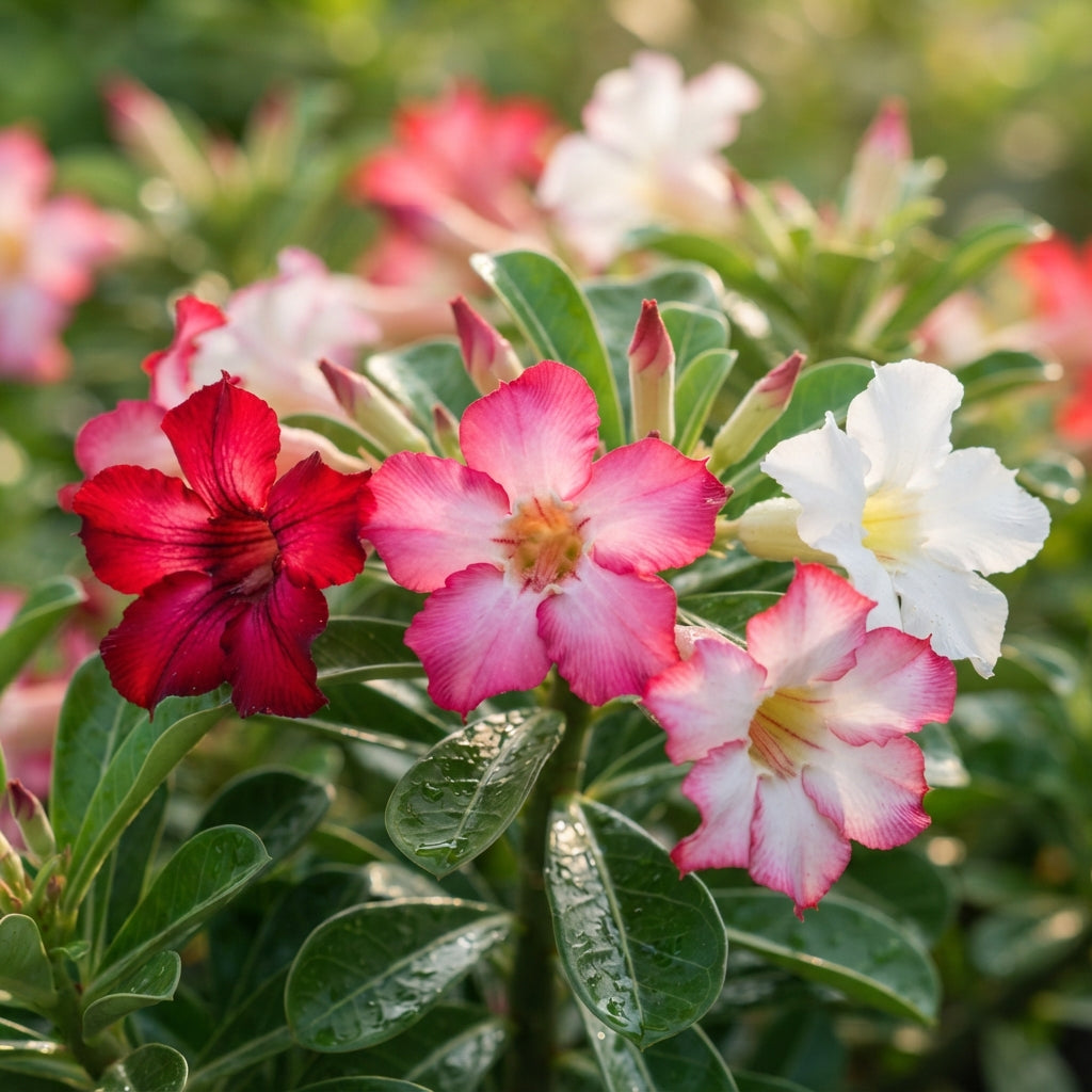 Mixed Color Adenium obesum (Desert Rose) Seeds for Planting