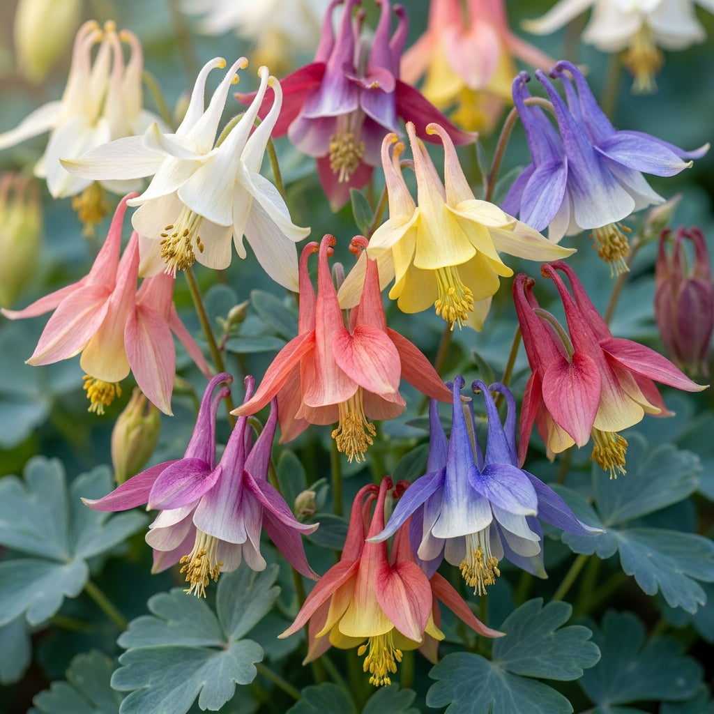 Mixed Columbine Flower Seeds – Colourful Aquilegia Mix