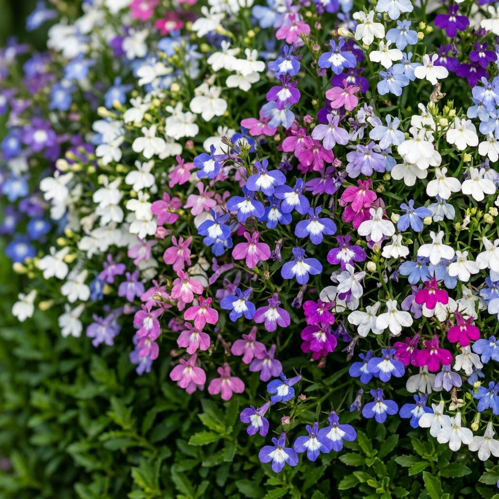 Mixed Lobelia Regatta Flower Seeds for Hanging Displays