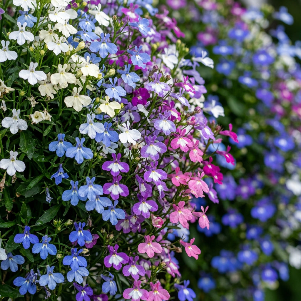 Mixed Lobelia Regatta Flower Seeds for Hanging Displays
