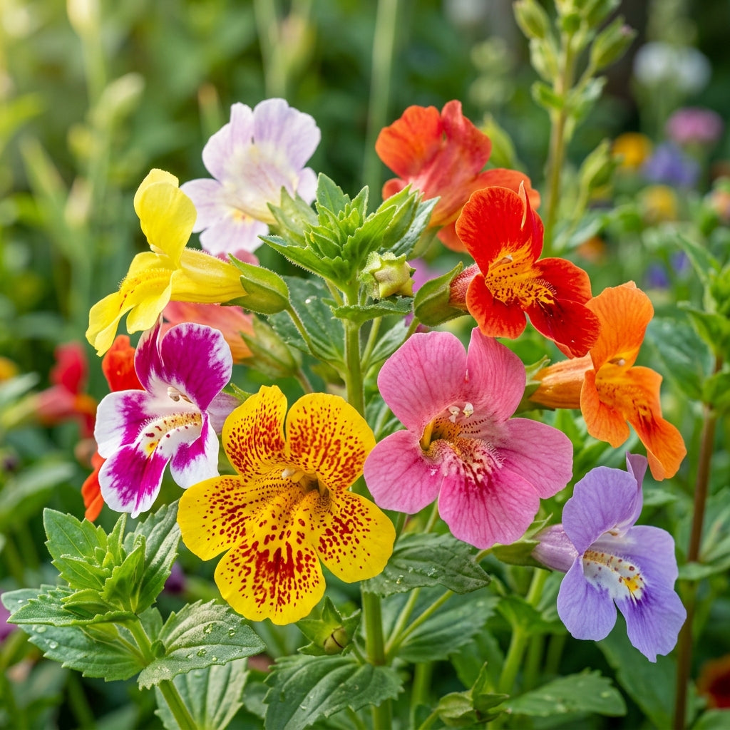 Mixed Mimulus Flower Seeds for Garden and Pots