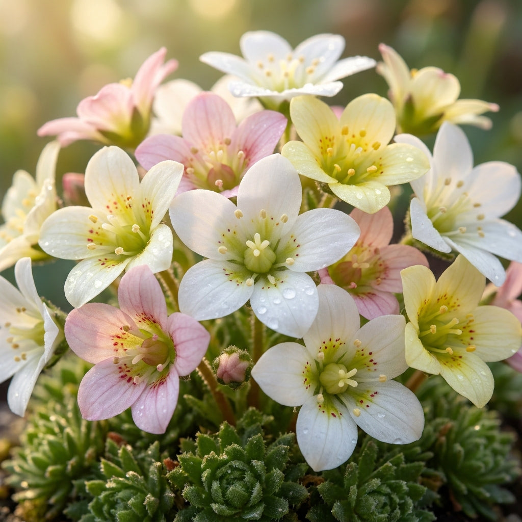Saxifraga Species Mixed Seeds for Rock Gardens and Borders