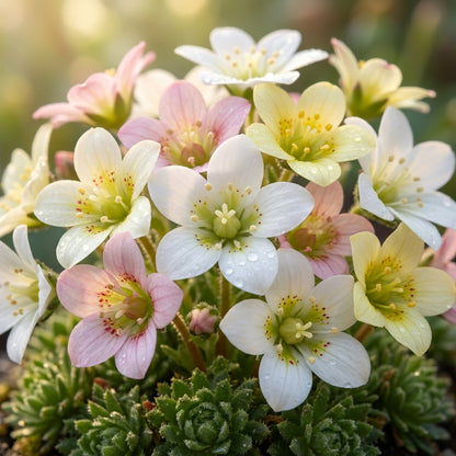 Saxifraga Species Mixed Seeds for Rock Gardens and Borders