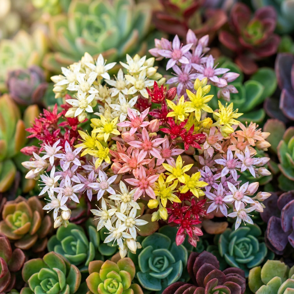Mixed Sedum Seeds for Containers and Ground Cover