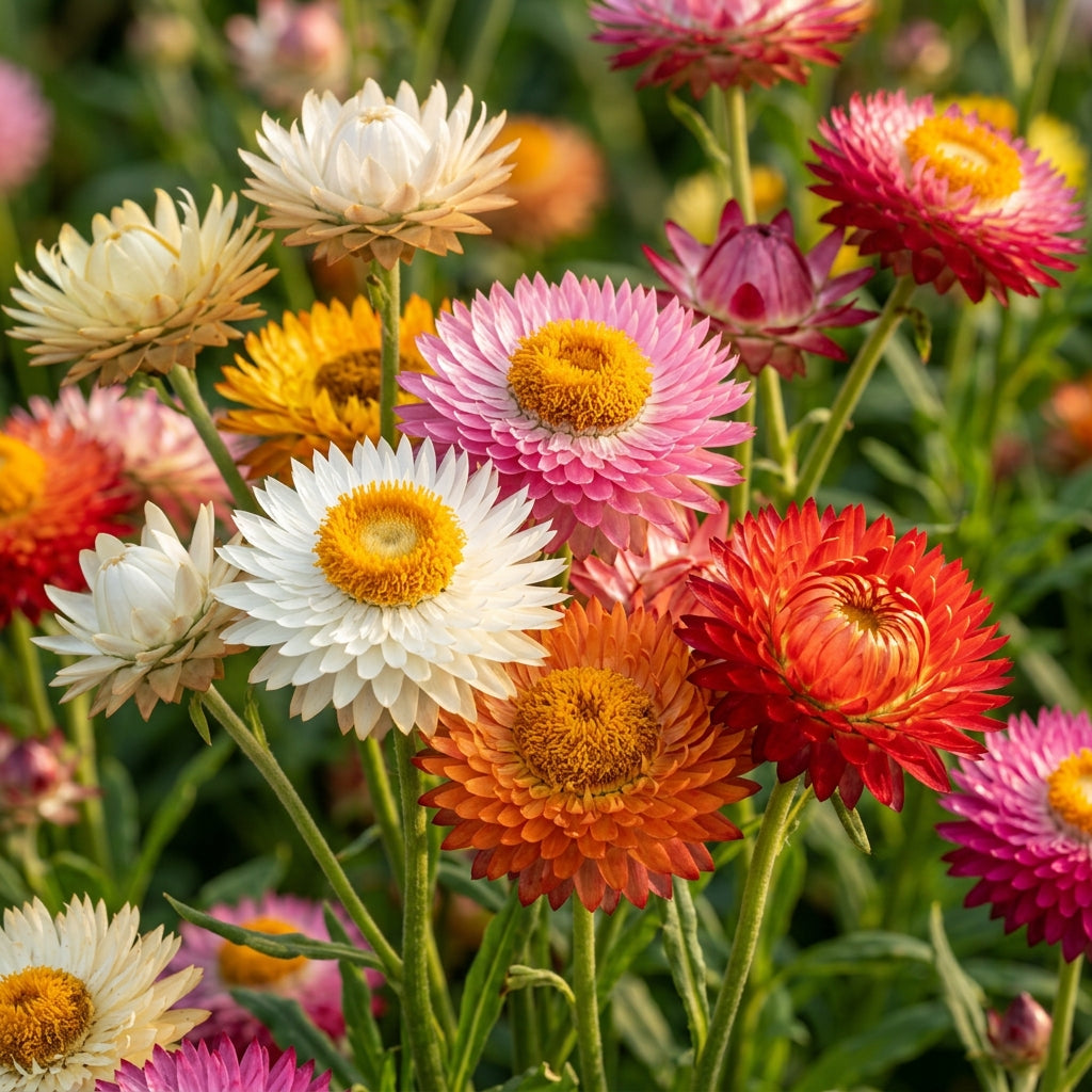 Mixed Strawflower Seeds – Everlasting Flower Blend