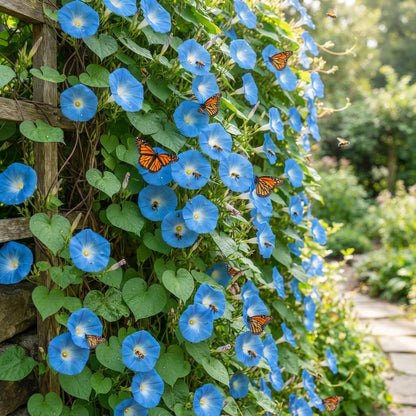 Morning Glory Heavenly Blue Flower Seeds for Planting