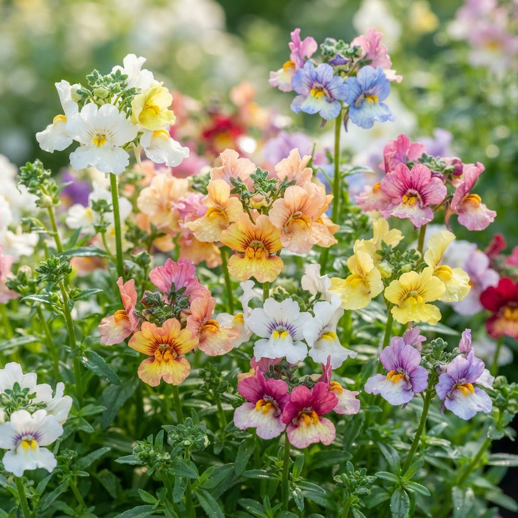 Nemesia 'Poetry Mix' Flower Seeds for Planting