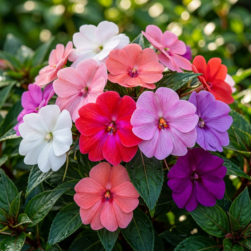 Guinea Impatiens Flower Seeds for Planting