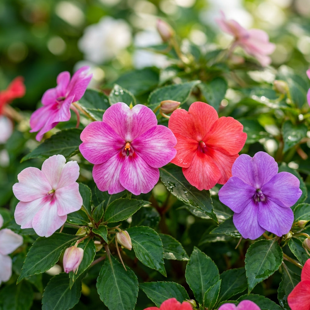 Guinea Impatiens Flower Seeds for Planting
