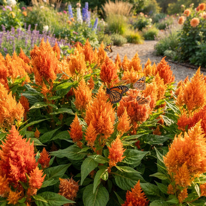 Orange Celosia Flower Seeds for Planting