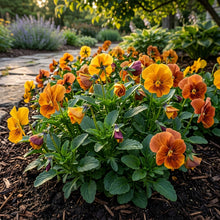 Orange Yellow Pansy Flower Seeds For Planting