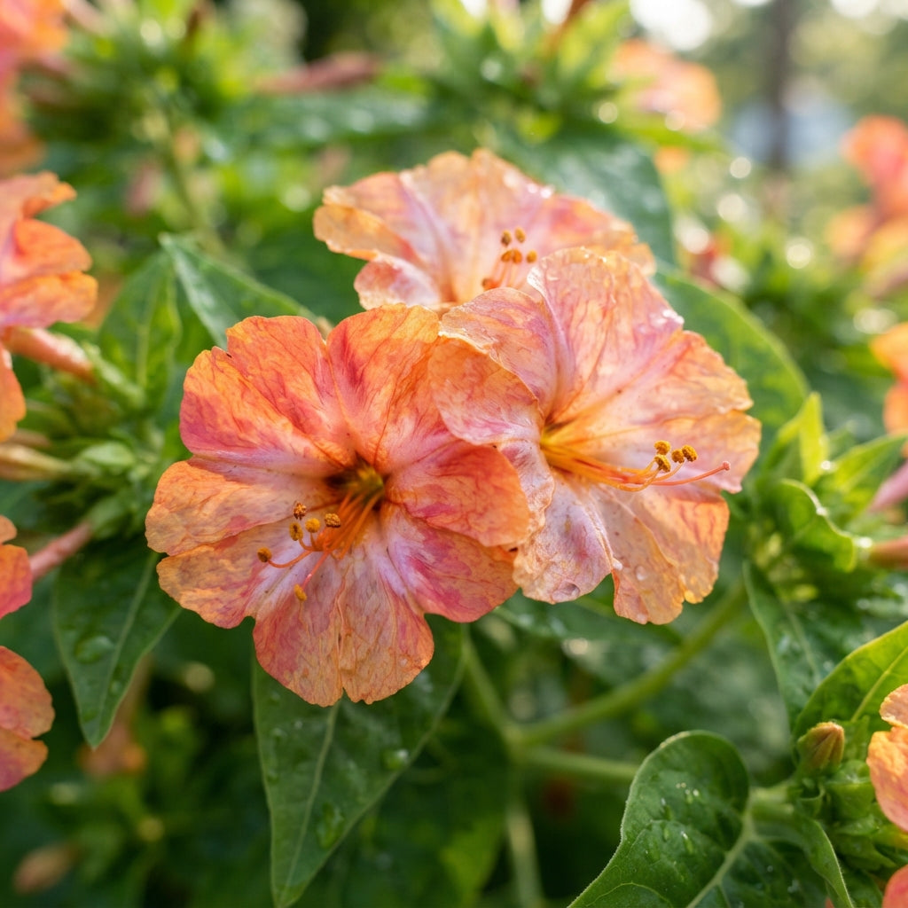 Orange and Pink Mirabilis Four O'Clock Seeds