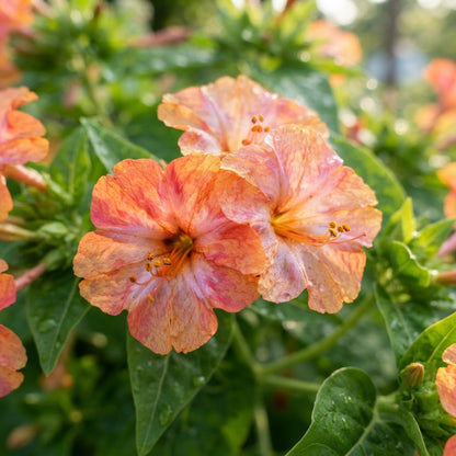 Orange and Pink Mirabilis Four O'Clock Seeds