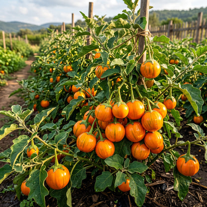 Turkish Orange Eggplant Seeds for Planting