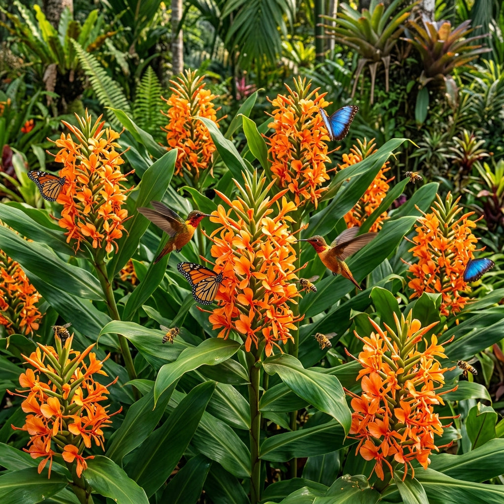 Hedychium densiflorum Assam Orange Seeds for Planting