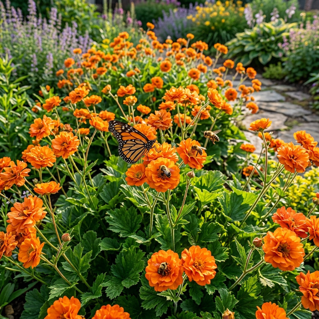 Balls Orange Flower Seeds