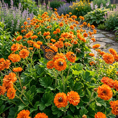 Balls Orange Flower Seeds