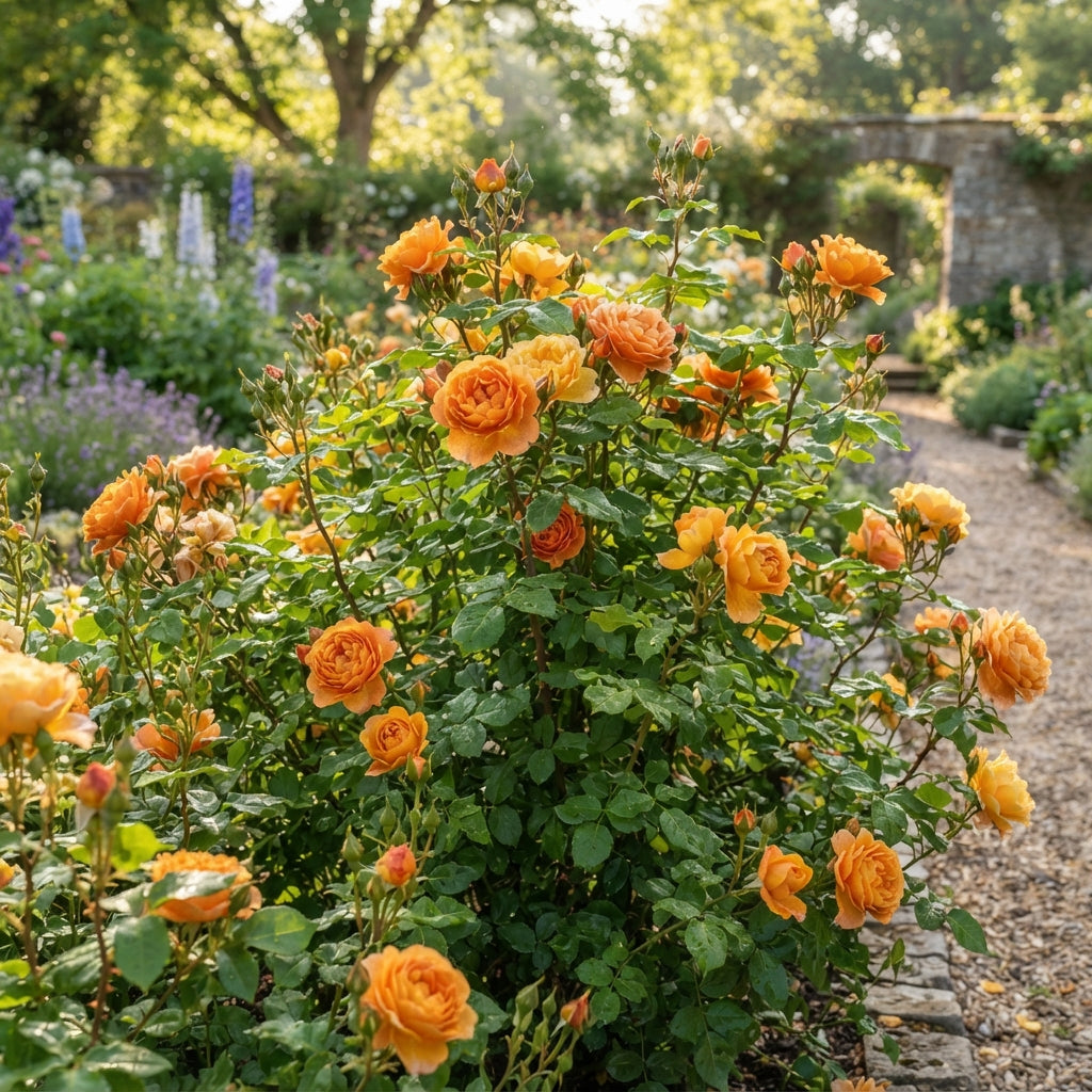 Orange and Yellow Rose Flower Seeds for Garden Planting