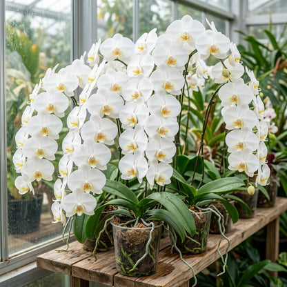 White Phalaenopsis Orchid Flower Seeds for Planting