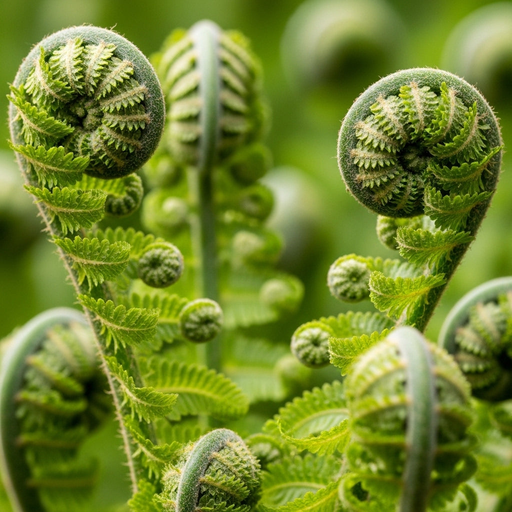 Ostrich Fern Roots for Shade Garden Planting