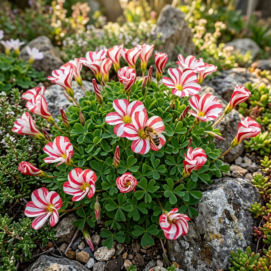 Candy Cane Sorrel Flower Seeds - Oxalis Flower Seeds for Garden