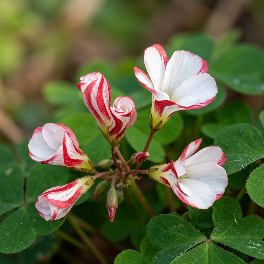 Candy Cane Sorrel Flower Seeds - Oxalis Flower Seeds for Garden